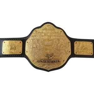 Big gold world heavy weight wrestling champion belt