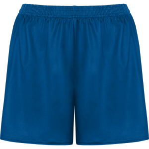 Solid Blue Red Piping Lacrosse Shorts